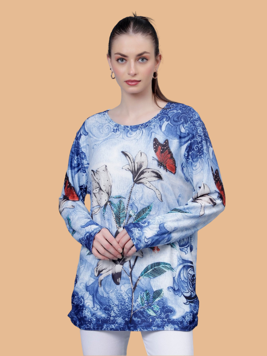 Albion Women Elegant Premium Printed Top