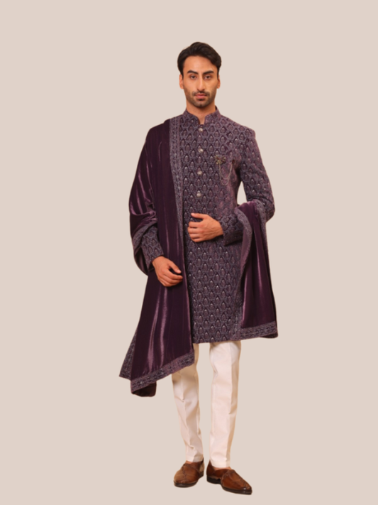 Albion premium men s indo western ethnic suit