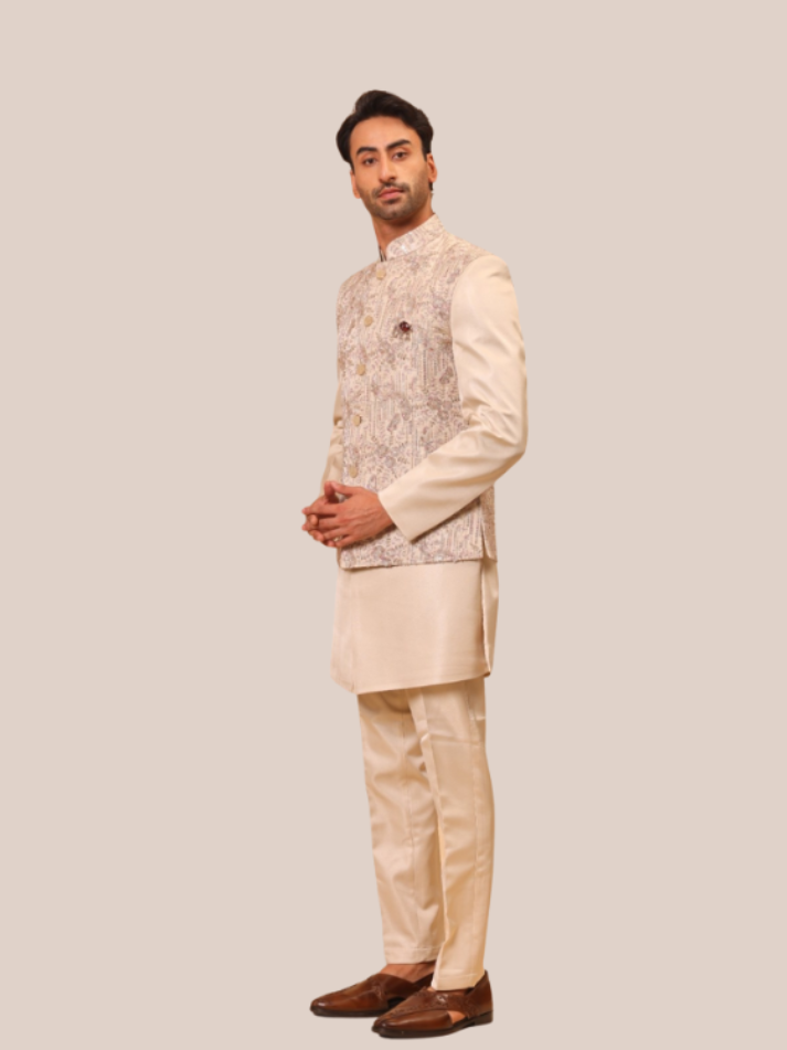 Albion men s indo western suit for wedding festive occasions