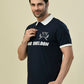 Albion Premium Cyan Navy Men T-Shirt