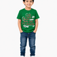Albion Premium Cotton Kids Green Graphic Print T-Shirt