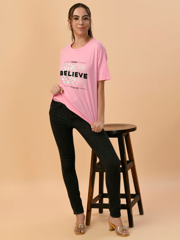 Albion Premium Ladies L.Pink Regular T-Shirt
