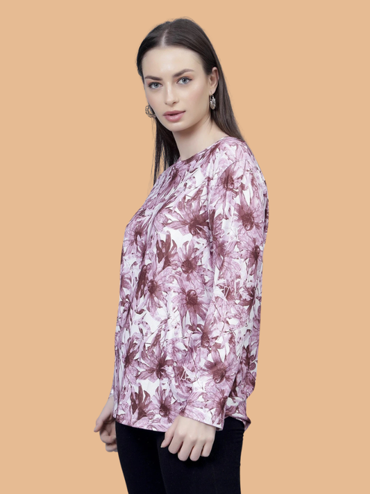Albion Women Trendy Casual Printed Top