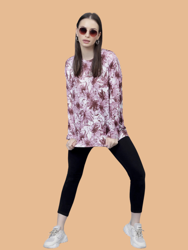 Albion Women Trendy Casual Printed Top