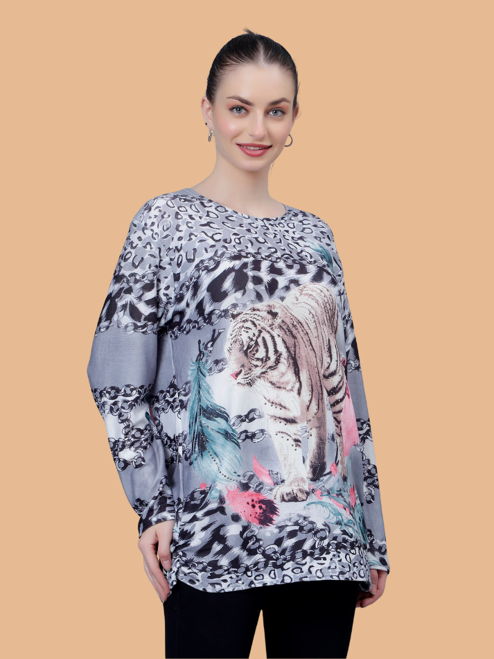 Albion Women Stylish Designer Printed Top