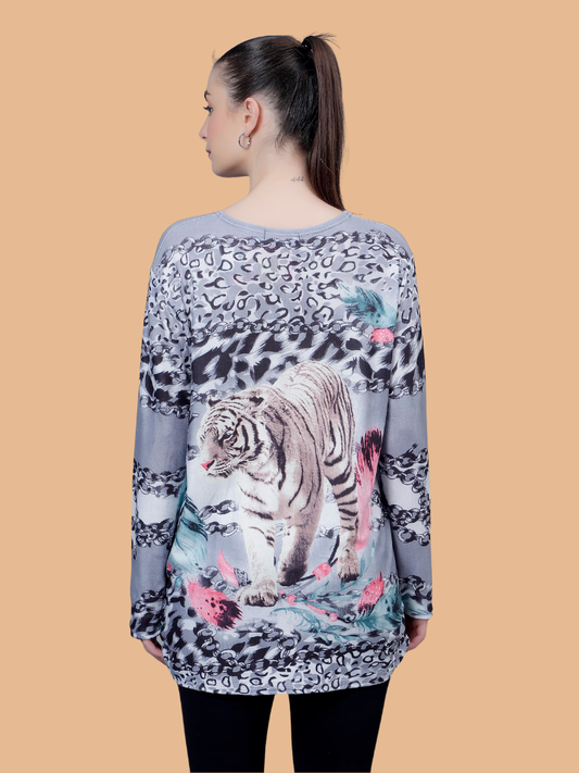 Albion Women Stylish Designer Printed Top