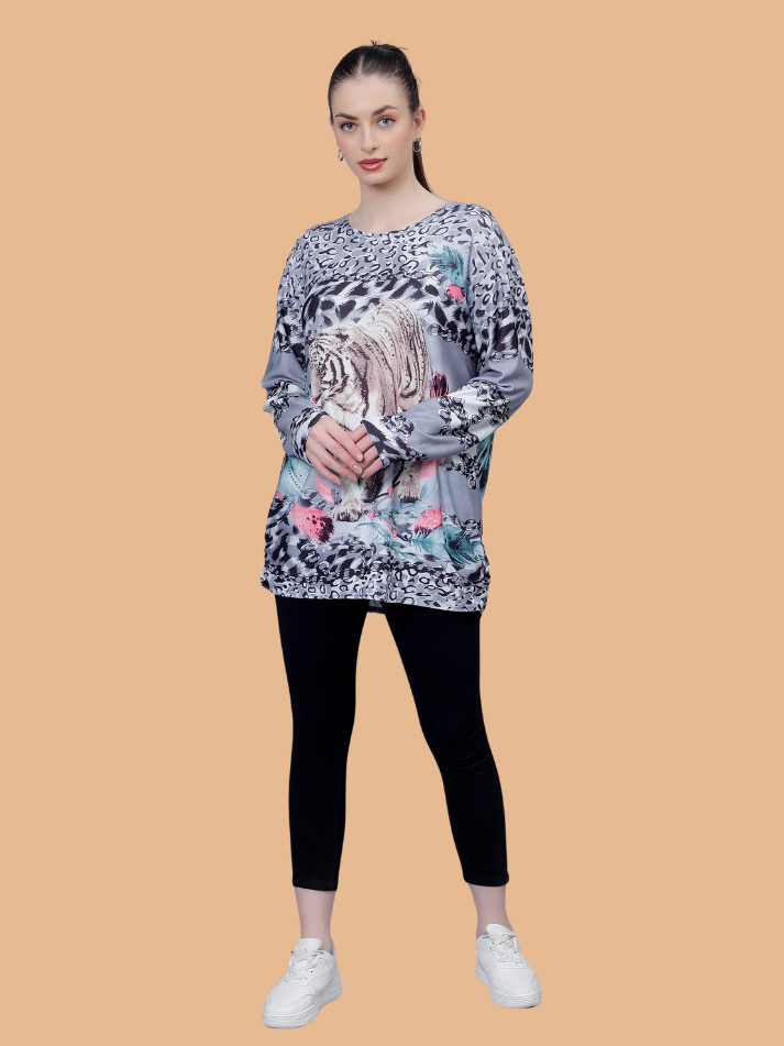 Albion Women Stylish Designer Printed Top