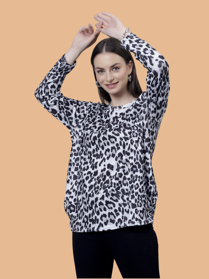 Albion Premium Ladies Stylish Black Blouson Top