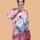 Albion Women Pre Winter Elegant Printed Trendy Casual Top