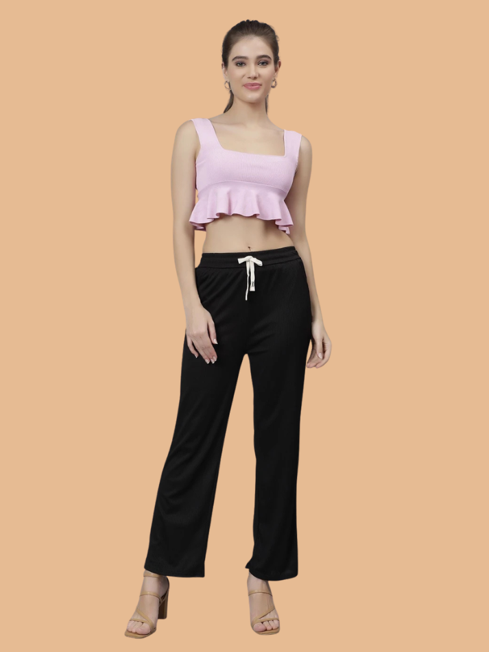 Albion Women Chicago Black Sports Track Pant