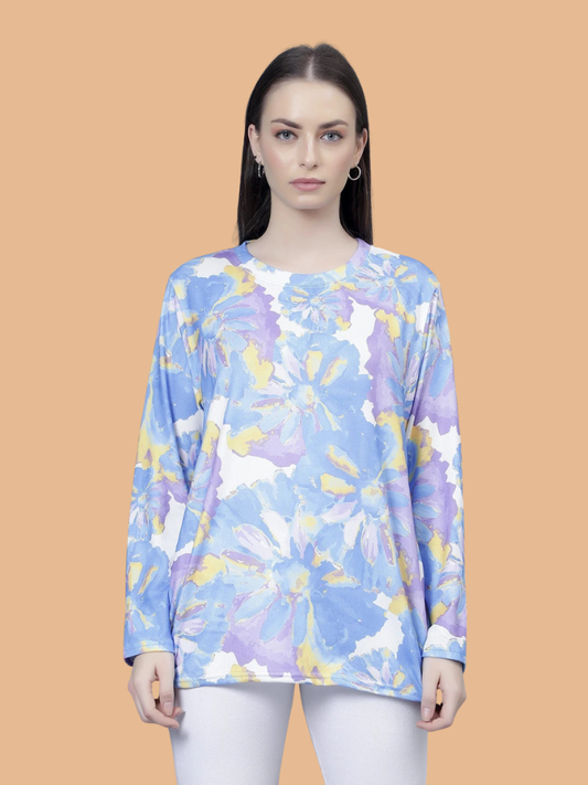 Albion Women Pre Winter Premium Designer Printed Fashion Top