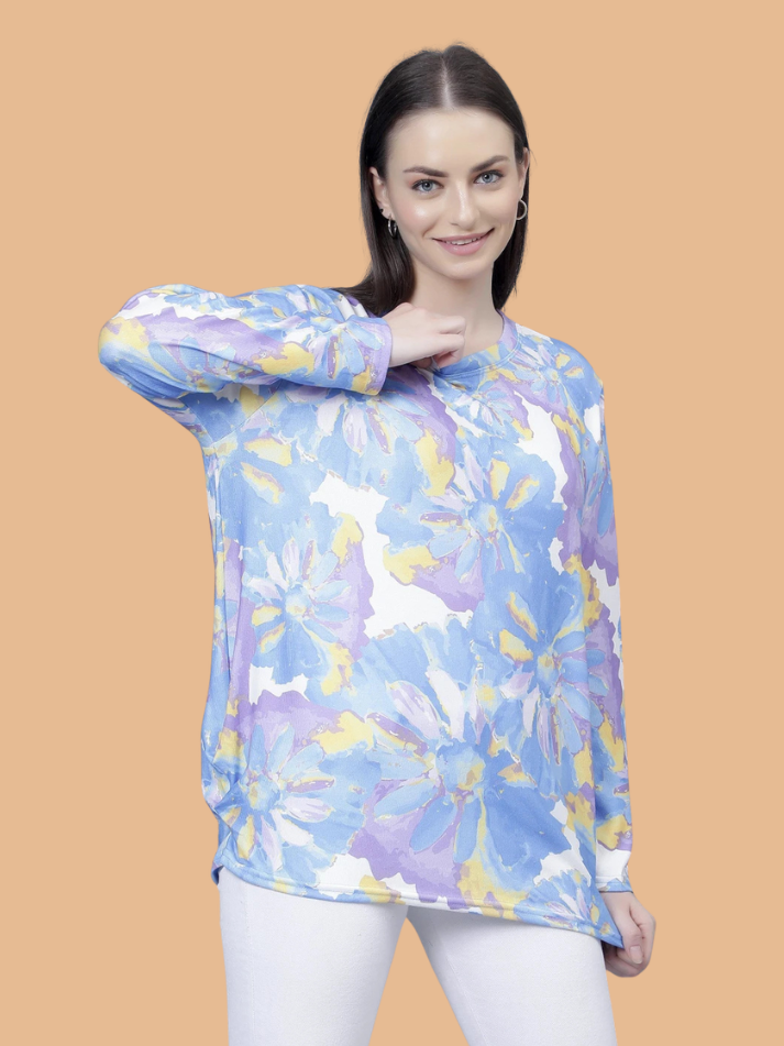 Albion Women Pre Winter Premium Designer Printed Fashion Top