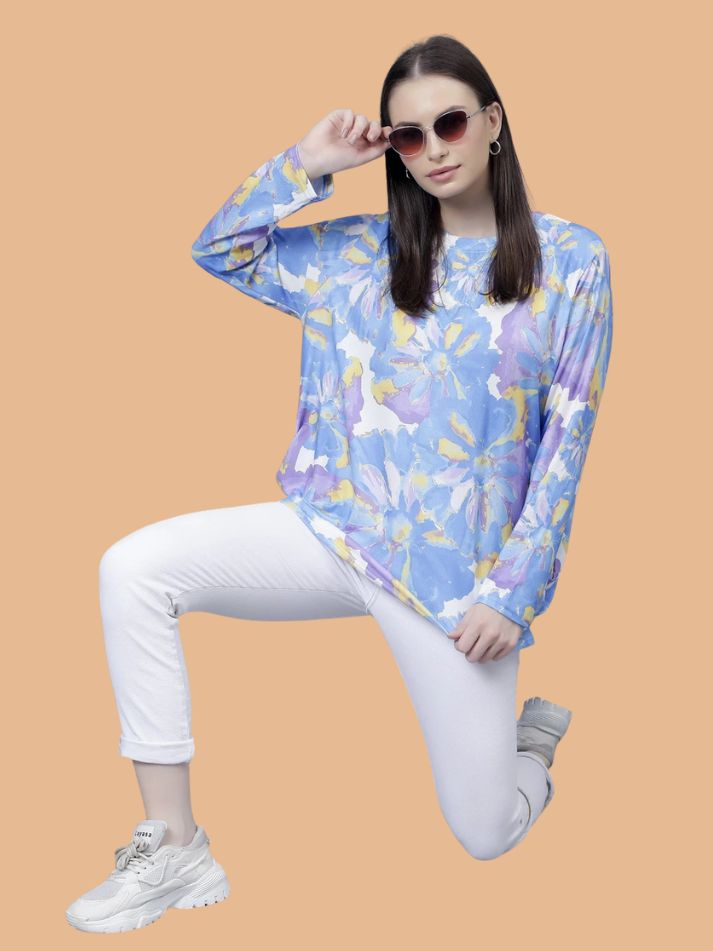 Albion Women Pre Winter Premium Designer Printed Fashion Top