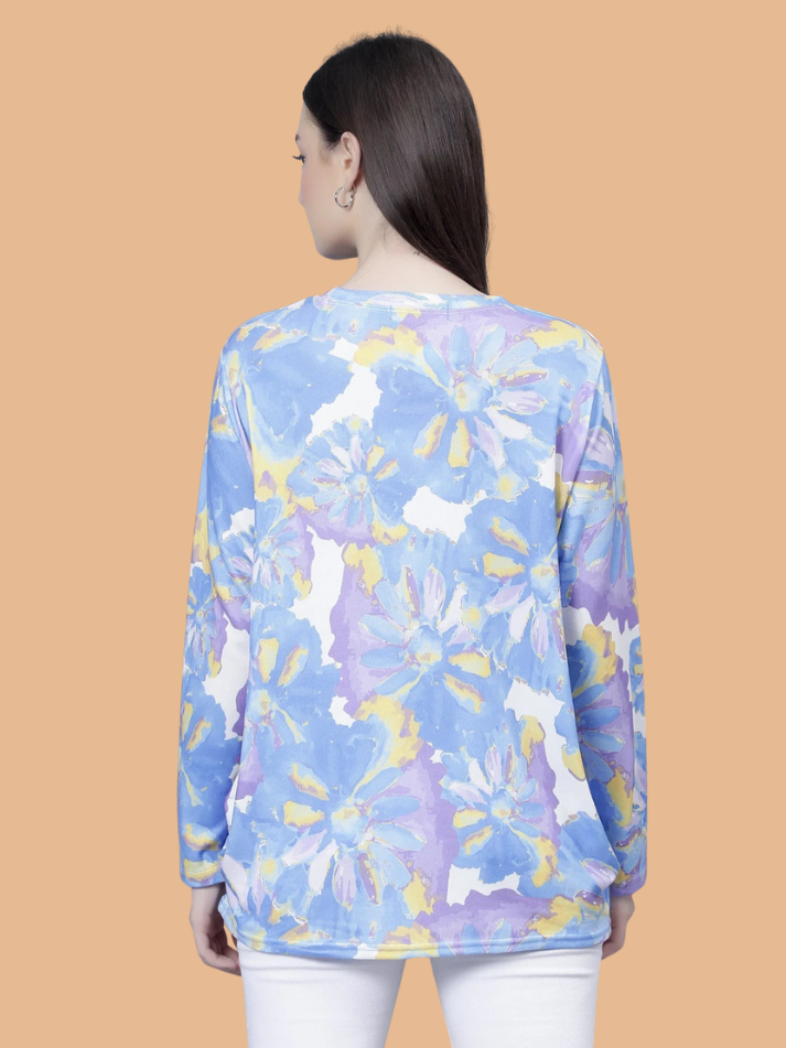 Albion Women Pre Winter Premium Designer Printed Fashion Top