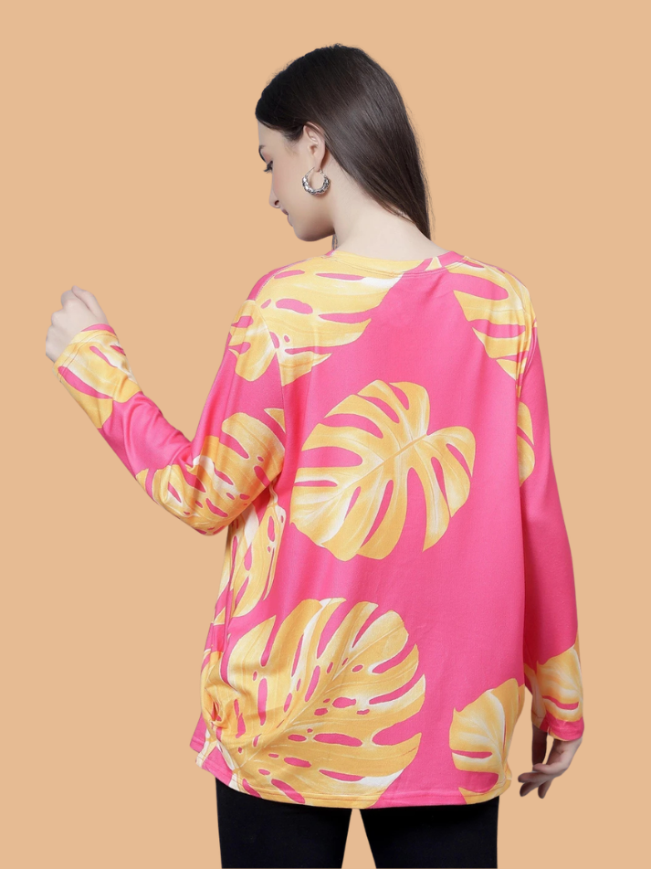 Albion Women Pre Winter Trendy Printed Fashion Top