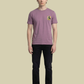 Albion Men’s Premium Graphic Print Casual T-Shirt – Stylish Mauve Streetwear