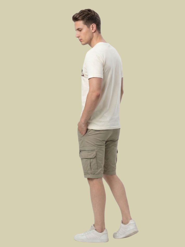 Albion Men’s Premium Graphic Print Off-White Casual T-Shirt – Stylish Streetwear Tee