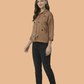 Albion Women Beige Casual Shirt | Lightweight Elegant Everyday Wear