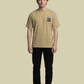 Albion Men’s Premium Khaki Graphic Print Casual T-Shirt