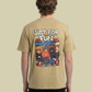 Albion Men’s Premium Khaki Graphic Print Casual T-Shirt