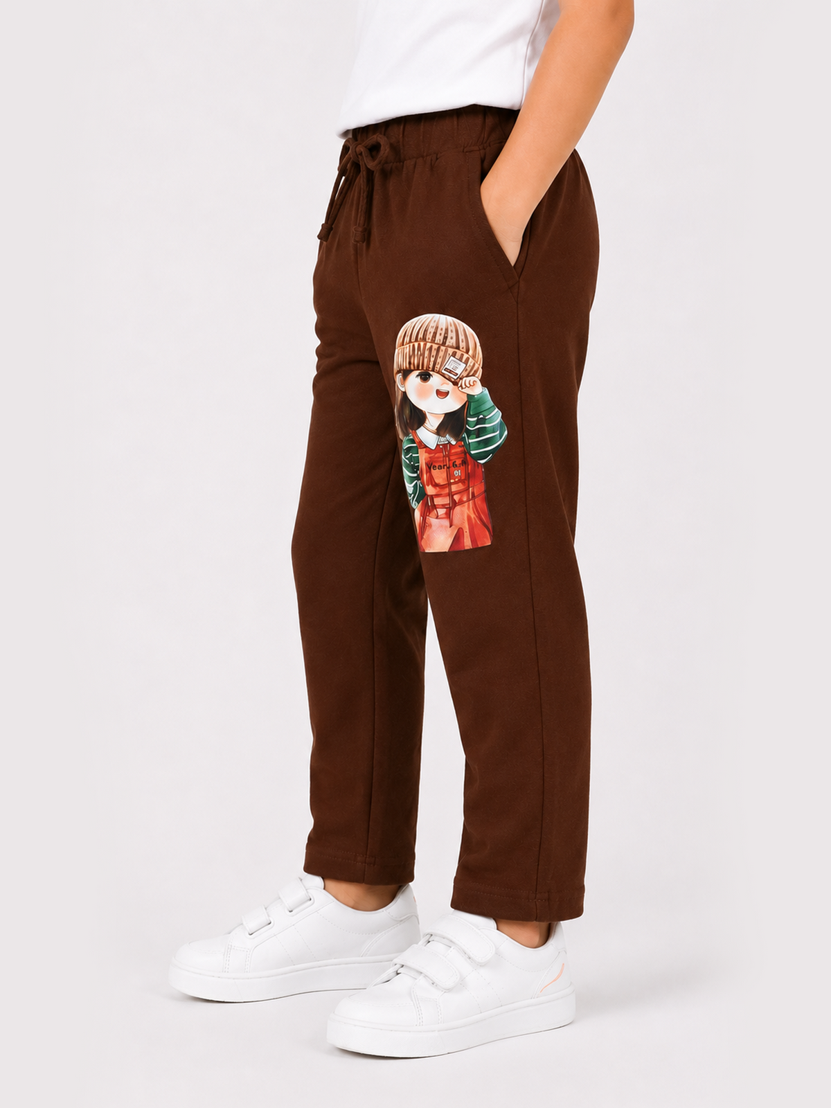 Albion Girls Premium Comfort Fit Stylish Joggers – Soft Fabric, Trendy Casual Wear