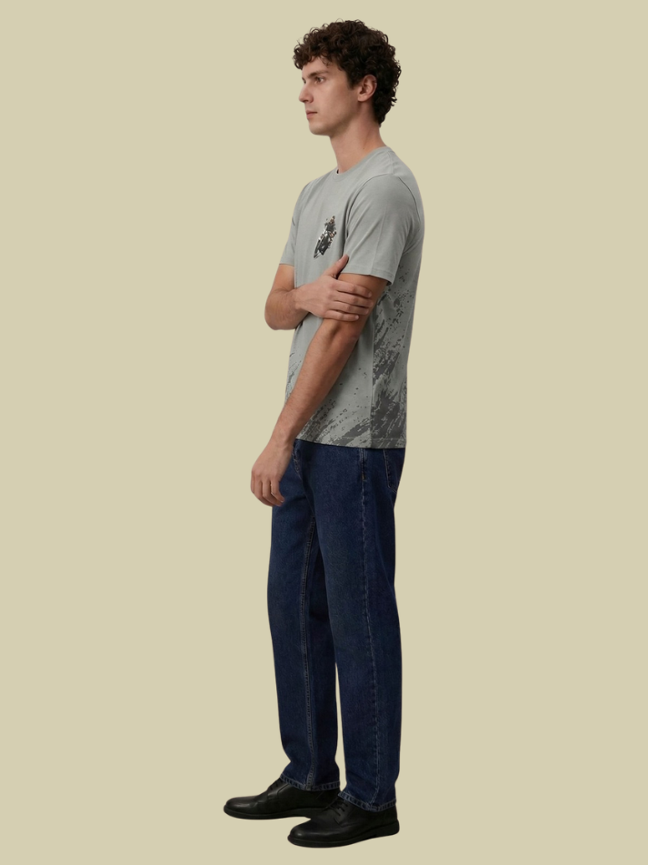 Albion Men’s Premium Graphic Print Casual T-Shirt