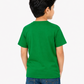 Albion Premium Cotton Kids Green Graphic Print T-Shirt