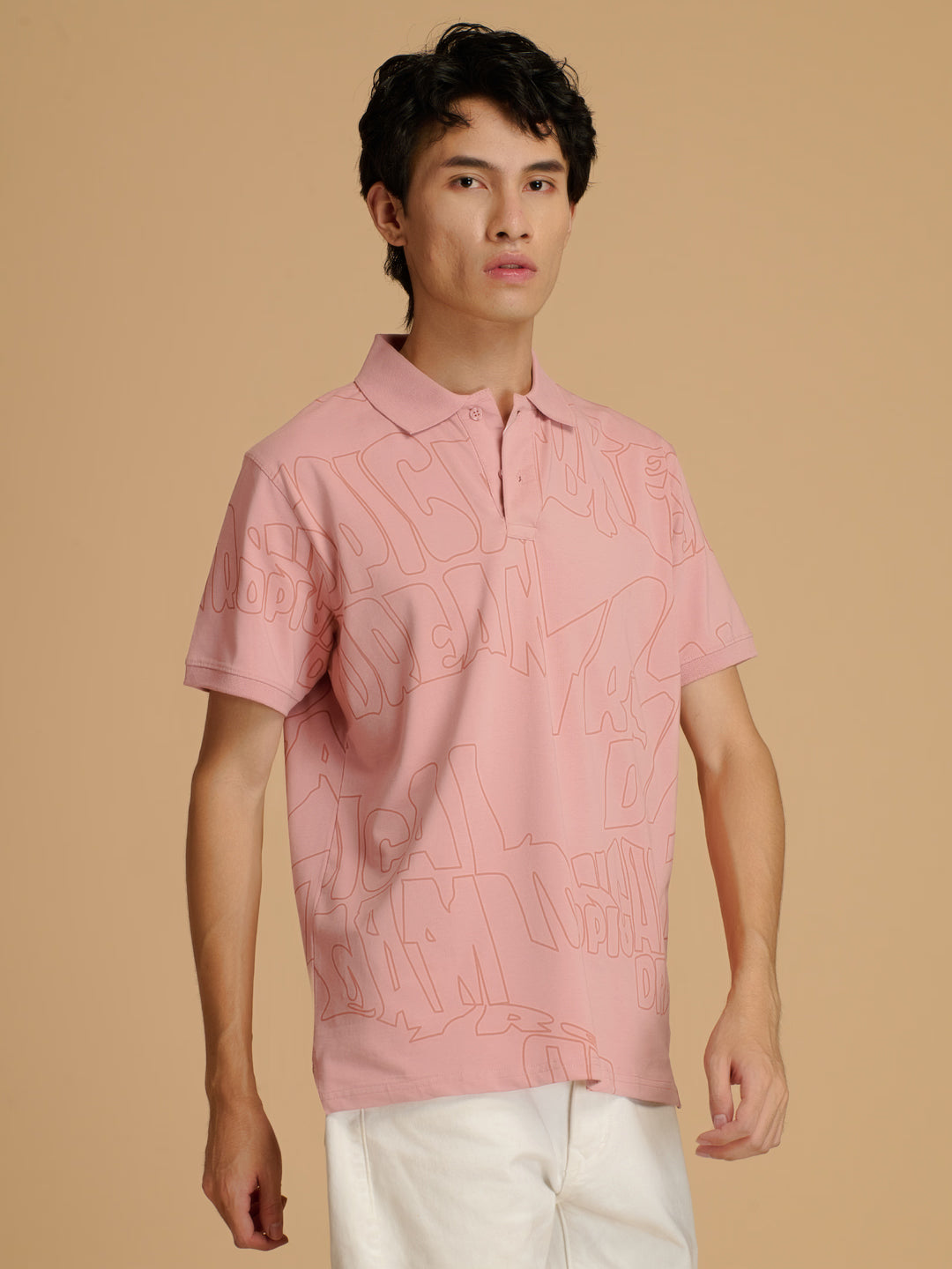 Albion Premium Cyan D.Pink Mens T-Shirt