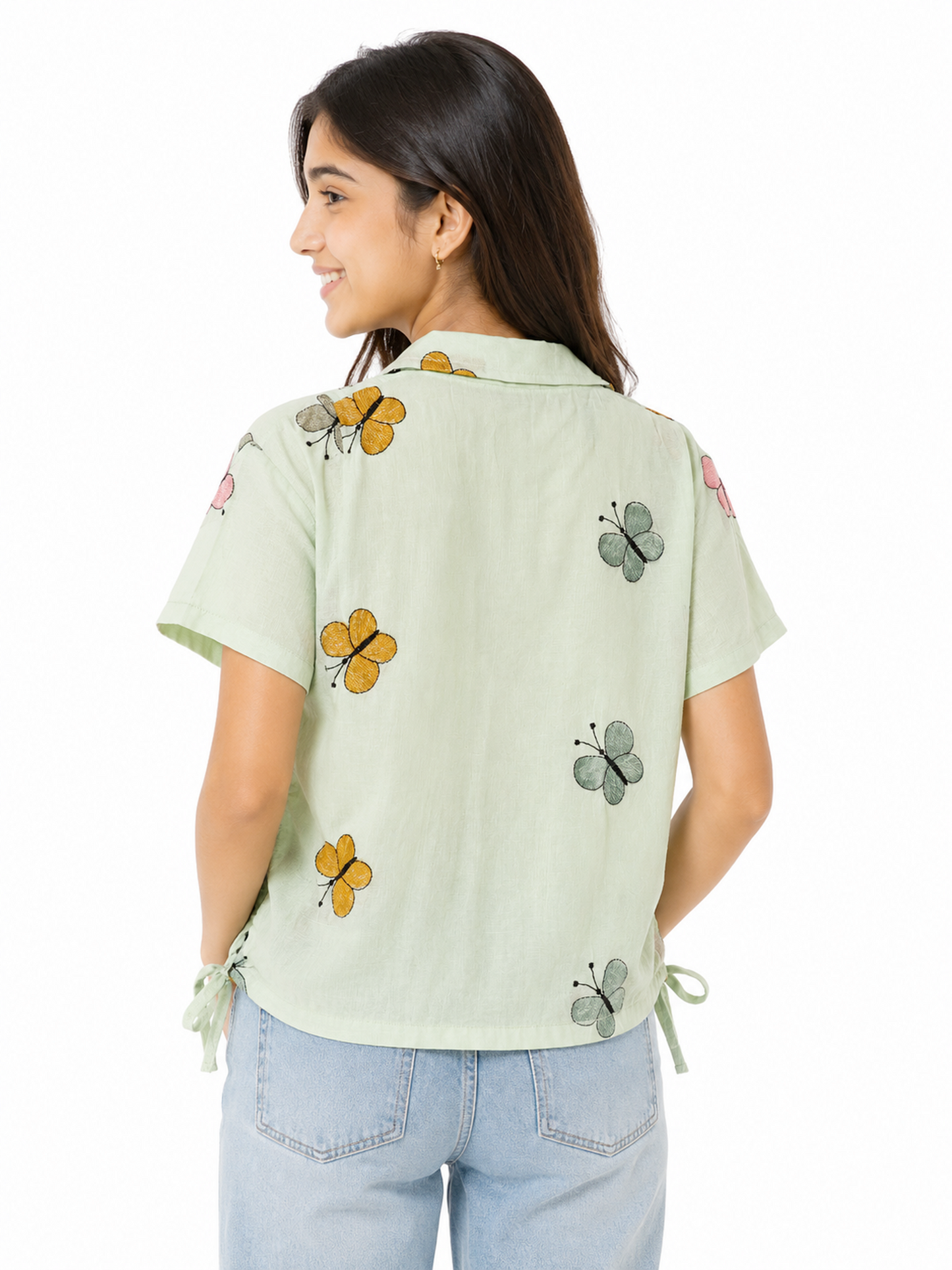 Albion Women’s Elegant Green Top – Stylish & Trendy Casual Wear