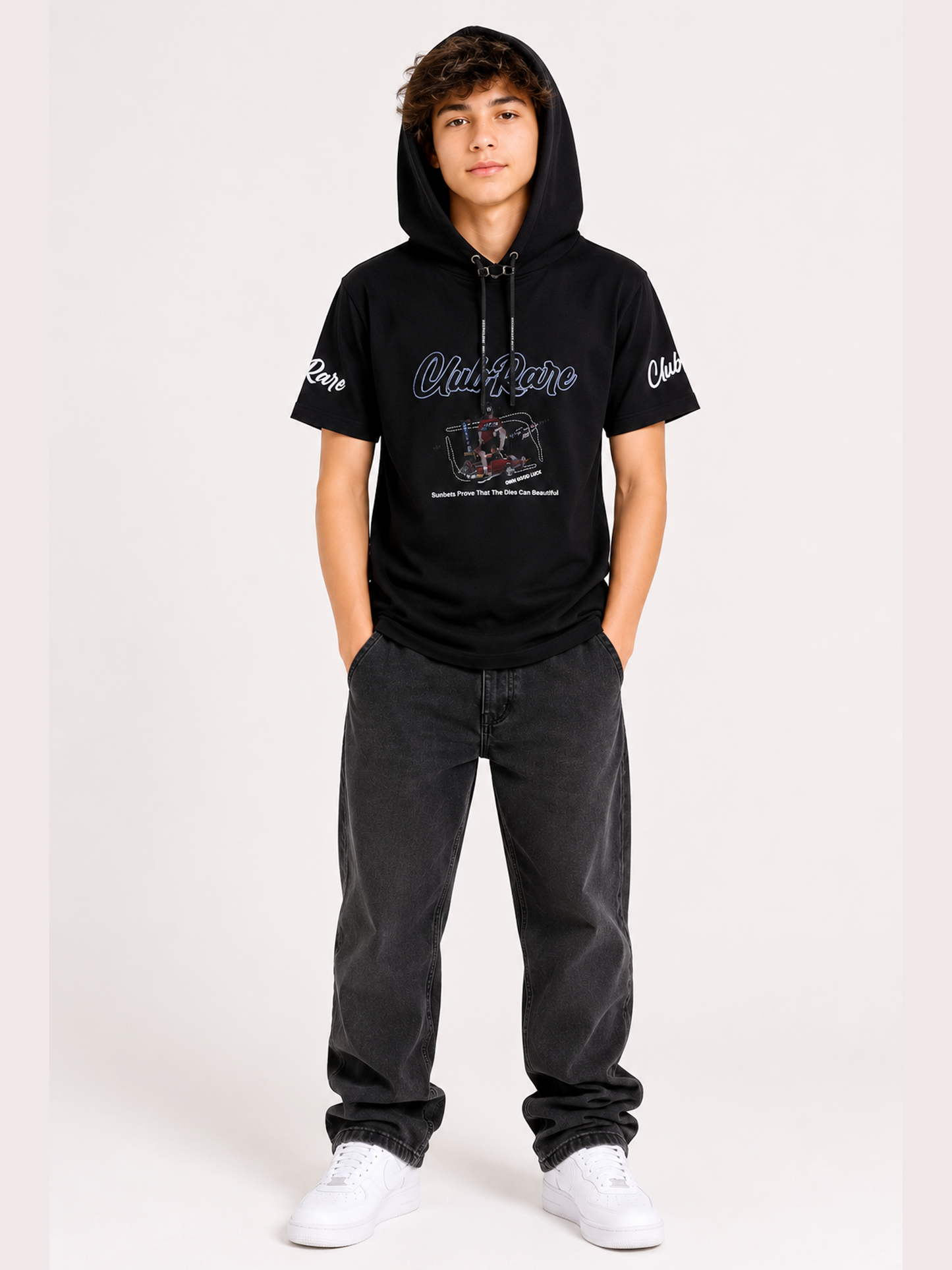 Albion Premium Cotton Kids  Black T-Shirt