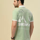 ALBION Men’s Vintage T-Shirt - Retro Look & Comfortable Fit - Green