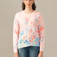 Albion Women Woolen Cardigan for Winter | Cozy Soft Knitwear  off peach