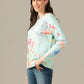 Women’s Wool Knit Sweatshirt – Everyday Comfort Light Blue