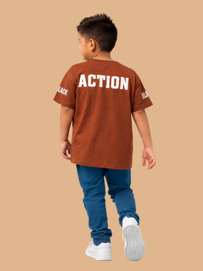 Albion Printed Cotton Kids T-Shirt – Premium Quality Soft Fabric Tee