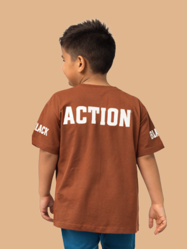 Albion Printed Cotton Kids T-Shirt – Premium Quality Soft Fabric Tee