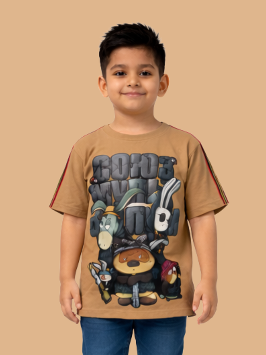 Albion Kids Graphic Tee – Soft & Skin Friendly Cotton T-Shirt
