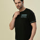 Albion Premium Cyan Black Men T-Shirt