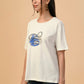 Albion Premium Ladies White Regular T-Shirt