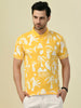ALBION Men’s Cotton Blend T-Shirt - Soft & Stretchable - MANGO