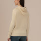Albion Women’s Woollen Knit Hoodie – Elegant & Ultra-Soft, peach