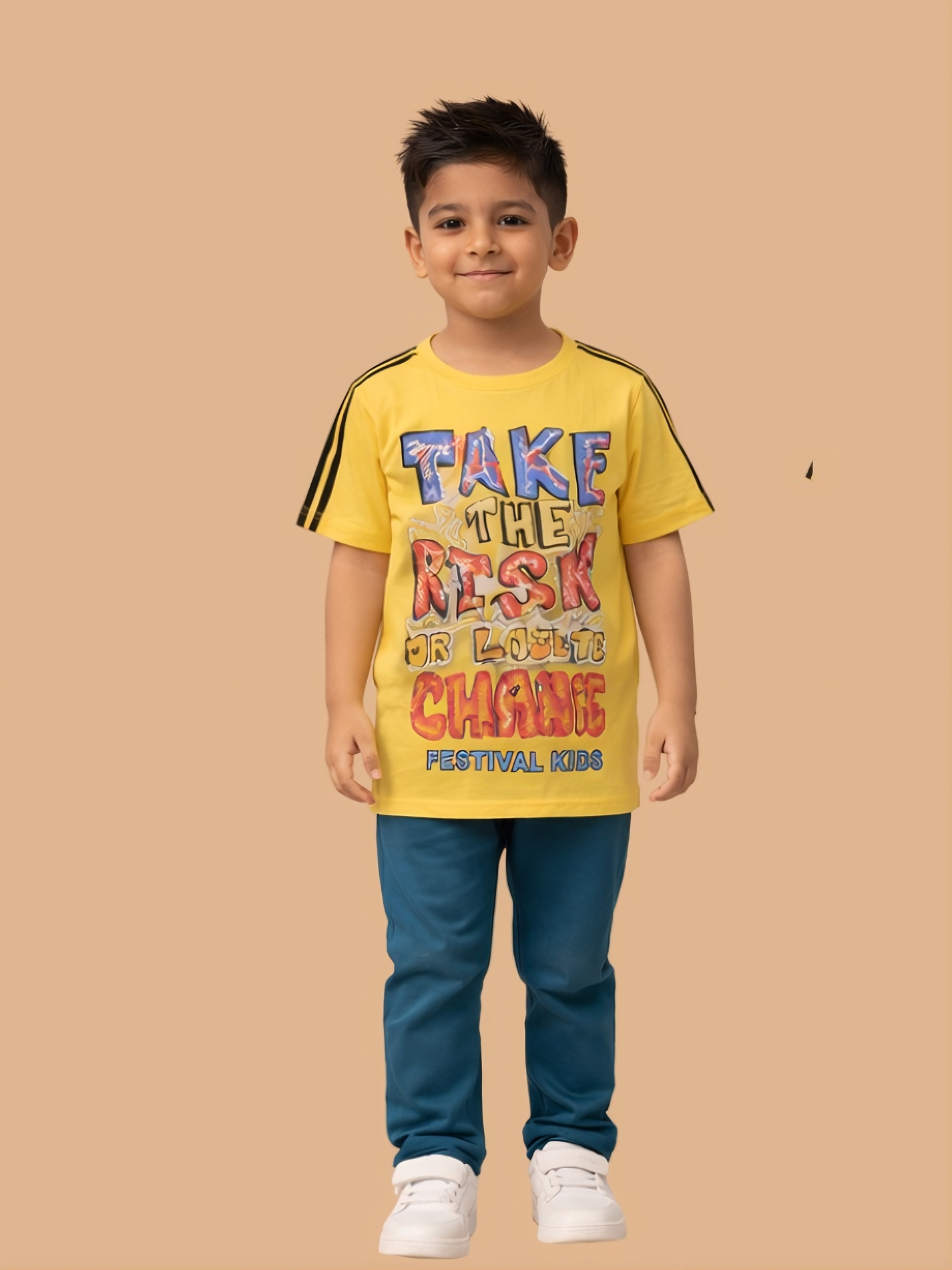 Albion Trendy Kids T-Shirt – Modern Style Comfortable Outfit for Kids