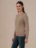 Albion Women’s Winter Hoodie – Cozy beige Comfort Fit