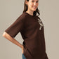 Albion Women’s Elegant Regular Fit Top Comfortable Summer Wear