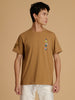 Albion Premium Cyan D.Brown Mens T-Shirt