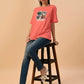 Albion Premium Ladies Pink Regular T-Shirt