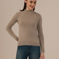 Albion Women’s Soft Woollen Sweater – Cozy Winter Wear – Beige