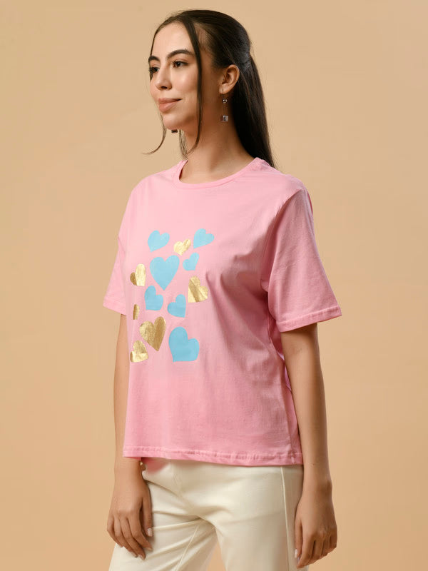 Albion Premium Ladies L.Pink Regular T-Shirt