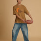 Albion Men’s Stylish Round Neck T-Shirt Lightweight Casual Tee