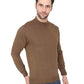 Albion Mens Winter Fawn Pullover – Full Sleeve Sweater