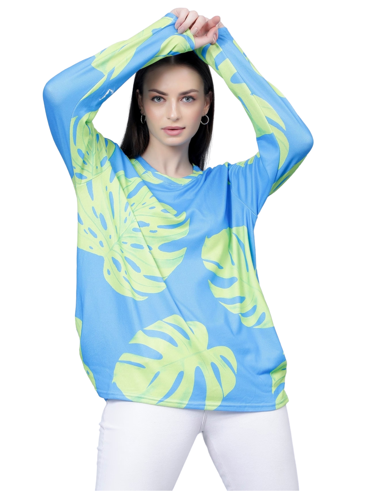 Ladies Winter Upper – Warm & Cozy Woolen Top for Women_blue